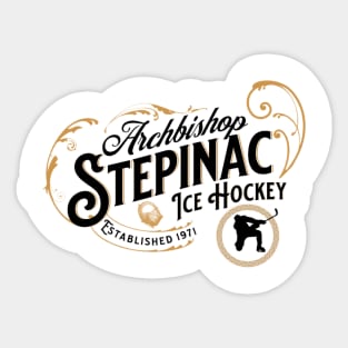 Stepinac Hockey Retro Logo Sticker